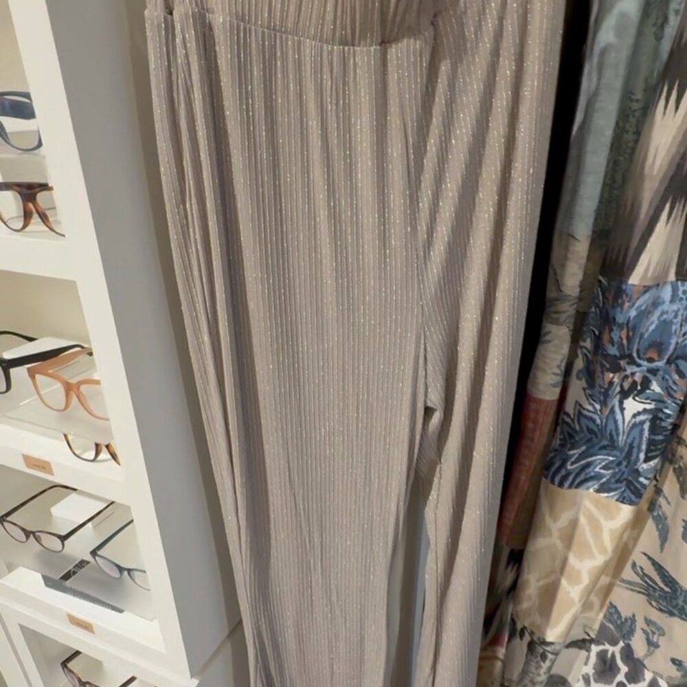 French Connection Shimmer Pants, size XL NWT